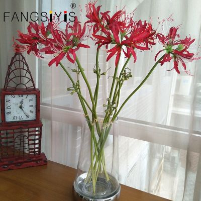 【CC】 60cm/1pcs Other Shore Manzhushahua Lycoris Pseudo Bouquet Artificial Dried Flowers Decoration