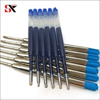 Yushun 6 pcs/lot Roller Ballpoint Pen Refill Medium Nib Blue Black Color Ink Ball Pens Refill for School Office Writing smooth Pens