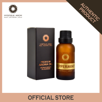 MYSTIQUE AROM Premium Aroma Oil พรีเมี่ยมอโรม่าออยล์ For Oil Burner - Peppermint 30 ml