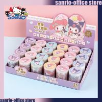 【LZ】►►  Fita Decorativa Sanrio Cartoon Kuromi My Melody Estudantes Mão Conta Adesivos Ins Escritório Papelaria 3m x 5cm 24pcs