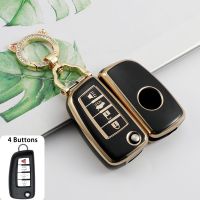 WSjb 2 3 4 Button Soft TPU Car Key Cover for Nissan Qashqai X-trail Murano Maxima Altima Juke QUEST Livina Tiida Nismo Fob Case