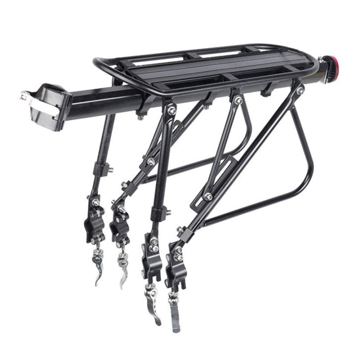 universal-mountain-bike-rear-shelf-aluminum-alloy-bold-single-vehicle-shelf-quick-release-shelf-with-reflective-sheeting