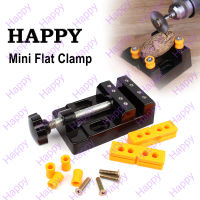 MINI แบนแกะสลัก CLAMP ปากกาจับชิ้นงานสำหรับ DIY Flat Clamp Bench ไม้เครื่องประดับแกะสลักผู้ถือเครื่องมือ Mini Flat Clamp Aluminum Alloy Drill Press Vice Carving Tools Drill Press Vice