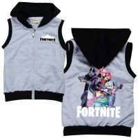 Fortnites ชายเสื้อกั๊กหญิง Hooded Zipper เสื้อกั๊กเด็กเสื้อผ้าฤดูใบไม้ร่วงฤดูใบไม้ร่วง8317เสื้อผ้าเด็กฤดูใบไม้ผลิ Casual แฟชั่นเสื้อกีฬา