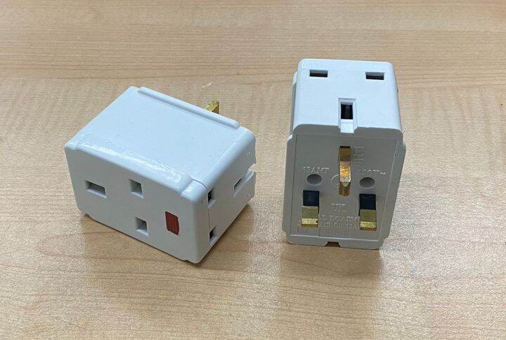 Uk 13a 3way Adaptor Plug Lazada