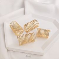 แหวนแหวนทองแดงดอกไม้ชุบทองชุดสีถนอมอาหาร14 K แหวนรูปเครื่องประดับ DIy วัสดุสปริงม้วนขดลวดหลักด้วยมือ-X☃◄ ส่วนที่เกี่ยวข้อง