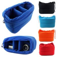 Velvet Camera Insert Bag Partition Padded Bag Shockproof Protection Camera Lens Case Soft Bag for Sony DSLR Cameras