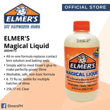 Elmer's Color Changing Slime Kit: Slime Supplies Include Elmer's Color  Changing Glue, Magical Liquid Slime Activator, UV Light, 5 Piece Kit 