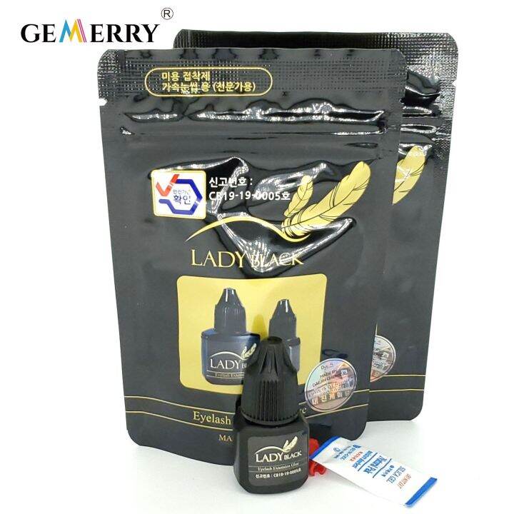 Original Korea Sky Glue Lady Black Powerful Lash Glue For Eyelash