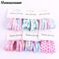 【YF】∈  6PCS/Sett Elastic Hair Bands Scrunchies Ponytail Holder Rubber Ties Kids Rope Accessories