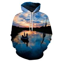 New Ocean Scenery Mens 3d Tropical Fish Hoodie Men And Women Long Sleeve Sweatshirt Lightweight Fitness Street Hip Hop Jacket