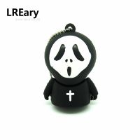 【CW】 Cartoon ghost usb flash drive disk black death man memory stick Pen drive Halloween computer gift pendrive 4gb 8gb 16gb 32gb