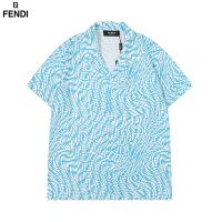 Fend* เสื้อเชิ้ตแขนสั้น พิมพ์ลายโลโก้ สวมใส่สบาย แฟชั่นฤดูร้อน สําหรับผู้หญิง 9121