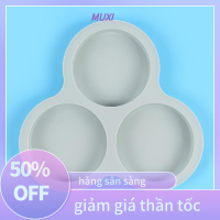 ?【HOT SALE】MUXI กระทะอบซิลิโคน3ช่องถาดมัฟฟินซิลิโคนสำหรับอบไข่แบบไม่ติดกระทะสำหรับอบ