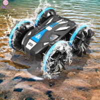 TEQIN รถ Q113 Jjrc ความเร็ว2.4กิกะเฮิร์ตซ์ของเล่นรถบังคับวิทยุ4wd รถพลิกได้360สามารถหมุนได้ RCโลดโผนได้รถสะเทินน้ำสะเทินบกลอยน้ำได้ของเล่นเด็ก