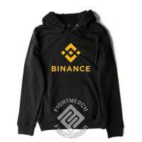 เสื้อกันหนาว มีฮู้ด ผ้าฝ้ายแท้ ลาย Binance 2 Fightmerch เข้ากับทุกการแต่งกาย สไตล์เกาหลี ของขวัญวันเกิด สําหรับผู้ชาย XY