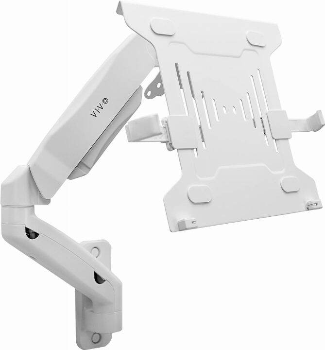 VIVO Height Adjustable Pneumatic Extended Arm Laptop Wall Mount, Full