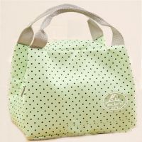 ⊙✲ Fashion Portable Insulated Oxford Cloth Print Lunch Bag Thermal Food Picnic Lunch Bags For Women Kids Men Lunch Box Bag Tote