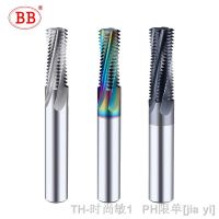 【LZ】♚☫  BB Thread Mill Coated Solid Carbide Full Tooth ISO Inch Pitch Nano Coated CNC Cutting Tool M3 M4 M5 M6 M8 Tap Aluminum