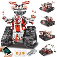 NEW LEGO Technical RC Transformation Robot Buliding Brick Creative Remote Control Robot Car Tank Block Constructor Toys for Boys Gift Kid