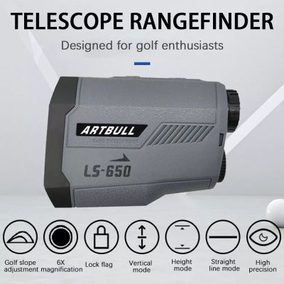 กล้องวัดระยะกอล์ฟ ARTBULL LS-650 Golf Laser Rangefinder 3 Lens กล้องวัดระยะกอล์ฟ Golf 3 เลนส์ รุ่นใหม่กันน้ำระดับIPX4
