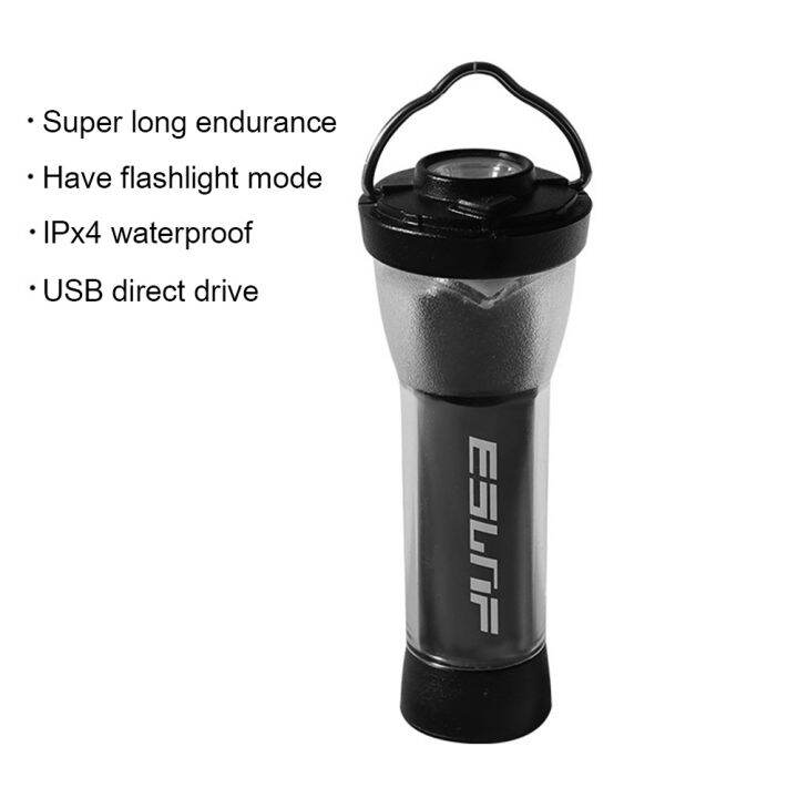 จัดส่งในพื้นที่-2-ใน-1-camping-light-usb-ชาร์จไฟได้สำหรับการเดินป่าสำรวจการตกปลากลางคืน-1-3-วันมาถึง