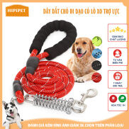 Dây dắt chó lớn phản quang trợ lực móc khoá inox chắc chắn sợi lớn 150cm x
