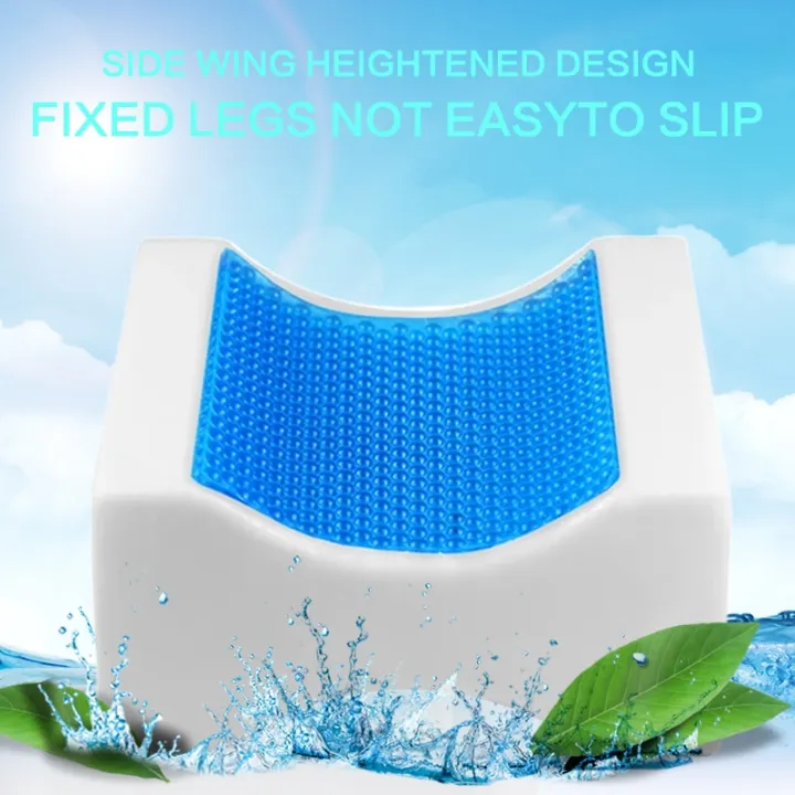 Memory Foam Knee Pillow Cooling Gel Legs Cushion For Side Sleepers