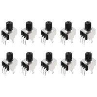 10Pcs RV09 Vertical Potentiometers Short Handle 0932 3Pin Adjustable Resistor DIY Potentiometer es 1K/2K/5K/10K/50K/100K