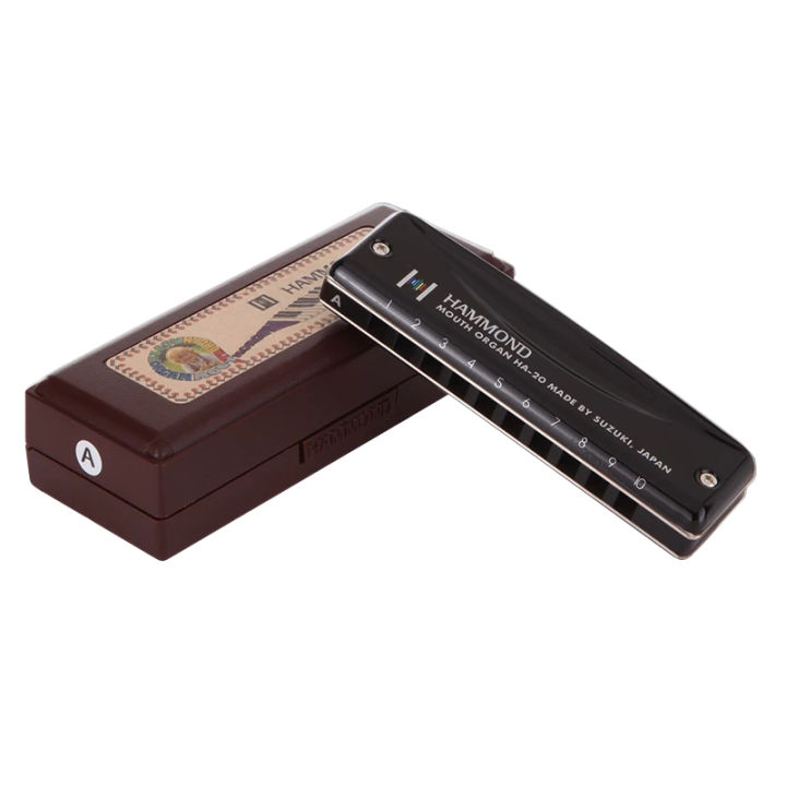nsbk53eemmt-suzuki-hammond-ha-20-diatonic-harmonica-10รูคีย์ฮาร์ปบลูส์หีบเพลงปากโดย-suzuki-เครื่องดนตรีมืออาชีพญี่ปุ่น