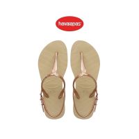 HAVAIANAS รองเท้าแตะผู้หญิง TWIST SANDALS SAND GREY รุ่น 41447560154 สีครีม (รองเท้าแตะ รองเท้าผู้หญิง รองเท้าแตะหญิง รองเท้ารัดส้น)