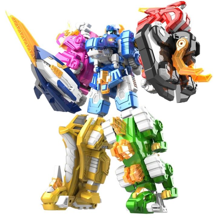 7 IN 1 Mini Force 2 Super Dino Power Transformation Robot Toys Action ...