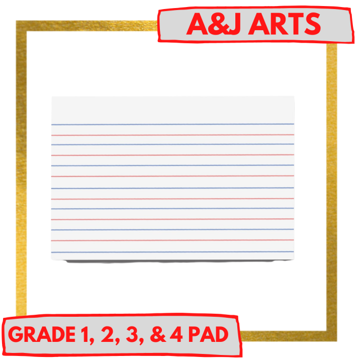 Writing Pad Paper Grade 1, 2, 3, 4 | Lazada PH