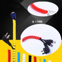 10mm 1.5m Cable Winder Line Organizer Pipe Protection Spiral Wrap Winding Cable Wire Protector Cover Tube
