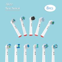 ZZOOI 8Pcs New Oral B Electric Toothbrush Heads Replaceable Brush Head For Oral B Vitality Triumph Pro Health 3D Excel Advance Power