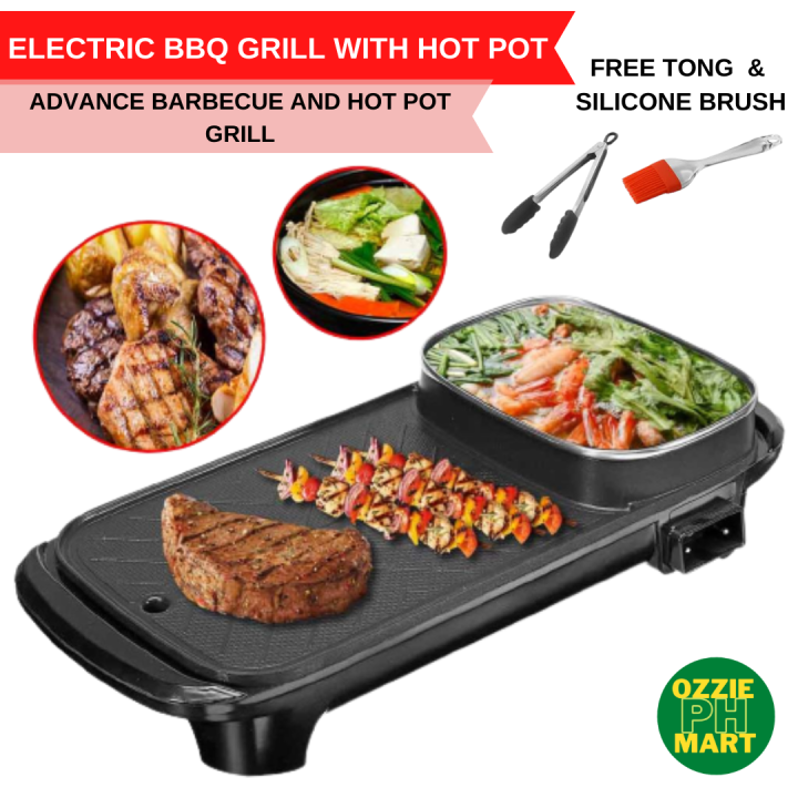 OZZIEMART.PH ORIGINAL KAISAVILLA ELECTRIC SAMGYUPSAL WITH HOT POT GRILL