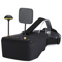 EV800D 5.8G 40CH 5 Inch 800X480 Video Headset HD DVR Diversity FPV Goggles + Battery For RC Model Easy To Use