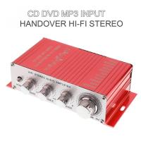 DC12V 5A 85dB Handover Hi-Fi Car Stereo 2 Channels Stereo Amplifier Support CD DVD MP3 Input for Motorbike Home