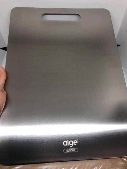 Thớt inox 316 siêu cao cấp aige của hàn quốc, thớt xịn, bền - ảnh sản phẩm 6