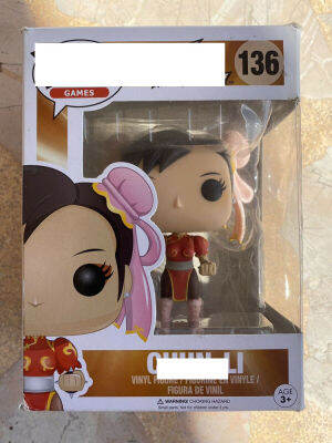 FUNKO POP ภาพยนตร์และโทรทัศน์ภาพยนตร์อุปกรณ์ต่อพ่วง Hand Office Boy Street Fighter เกม Chunli 136