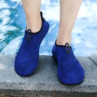 【Hot Sale】 Beach shoes men and women snorkeling wading swimming upstream soft non-slip anti-cut barefoot skin-fitting