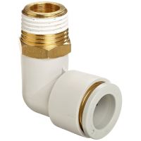 ۩☊ SMC KQ2L10-02AS PBT Brass Push-to-Connect Tube Fitting 10 mm Tube OD x 1/4