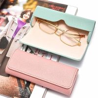 2023 Leather Glasses Case for Men Women Sunglasses Box Myopia Storage Box Portable Anti-pressure Eyeglasses Bag Eyewear Accessor