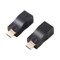 สปริง1คู่ดีวีดี RJ45 4K ส่วนขยาย HDMI อะแดปเตอร์อีเธอร์เน็ตขยายได้ถึง30เมตรมากกว่าที่ขยายสัญญาณ Wifi ตัวขยายสัญญาณ LAN RJ45อะแดปเตอร์ตัวขยายเครือข่าย