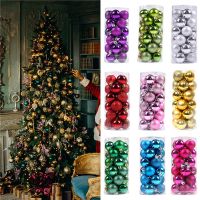 Multicolor Christmas Balls Pendant 3cm/4cm/6cm/8cm Shiny Xmas Tree Pendant Bauble Balls Ornament Decorations New Year Navidad