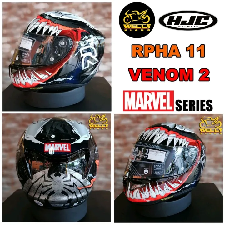 Helmet Venom V1 V2 HJC Rpha 11 MC1 RPHA11 MARVEL CARNAGE HJC HELMET