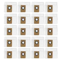 For DEEBOT X1 OMNI Robot Vacuum Cleaner High Capacity Leakproof Dust Bag Replacement Parts, 20 Pack