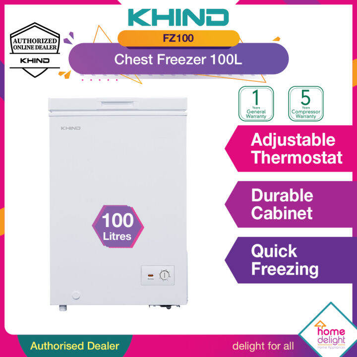 Khind Chest Freezer 99L [ FZ99 ] / Khind Chest Freezer 100L [ FZ100