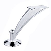 5" Chrome Metal furniture support leg steel Leveling feet for Sofa Chairs Cabinet Wardrobe bed leg protector pad decor Hardware Furniture Protectors R