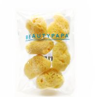 Beautypapa 6pcsset Natural Greek FINA SILK Sea Sponge Makeup Removal Sponge 1.5- 2.0-Random Shape Beauty Make up Remover